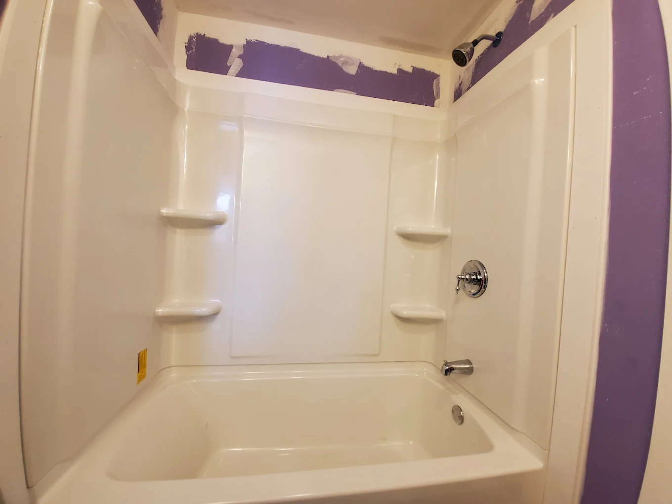 Tub and shower surround installation